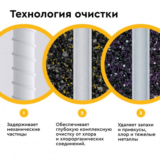 Комплект картриджей Барьер Эксперт Базовый для воды нормальной жесткости 3 ступени быстросъемный