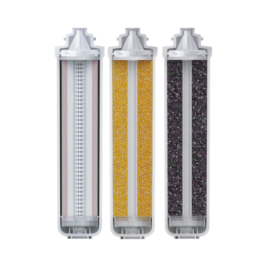 Комплект картриджей Барьер Эксперт жесткость железо для жесткой и железистой воды 3 ступени быстросъемный