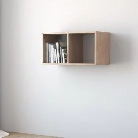 Стеллаж Spaceo KUB 2 секции 36x70.5x31.7 см ЛДСП цвет гикори джексон