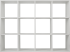 Стеллаж Spaceo KUB 12 секций 139.2x104.9x31.7 см ЛДСП цвет белый