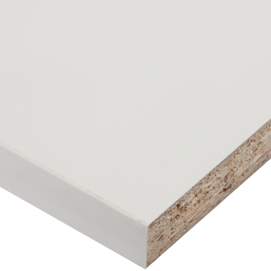 Полка крестовая для стеллажа Spaceo KUB 32.7x31.5 см ЛДСП цвет белый