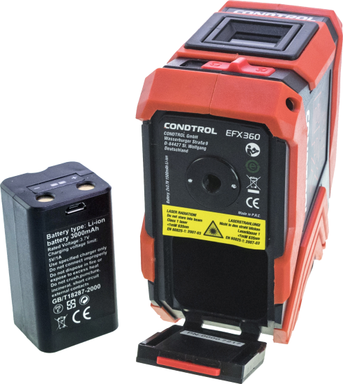Уровень лазерный Condtrol EFX360, 20/40 м