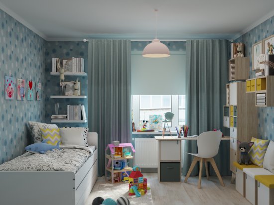 Полка крестовая для стеллажа Spaceo KUB 32.7x31.5 см ЛДСП цвет гикори джексон