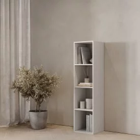 Стеллаж Spaceo KUB 4 секции 36x139.3x31.7 см ЛДСП цвет белый