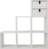 Стеллаж Spaceo KUB 123K 6 секций 104.8x104.9x31.7 см ЛДСП цвет белый
