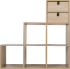 Стеллаж Spaceo KUB 123K 6 секций 104.8x104.9x31.7 см ЛДСП цвет гикори джексон