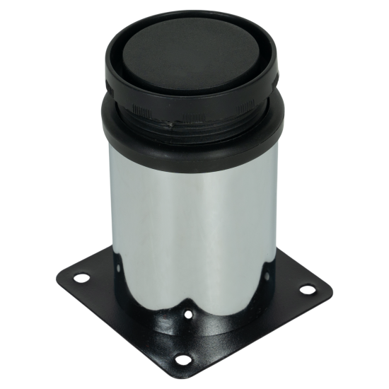 Ножка для мебели круглая ⌀50 мм высота 80 мм хром