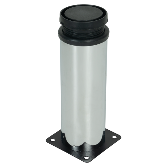 Ножка для мебели круглая 50x150 мм регулируемая сталь цвет хром