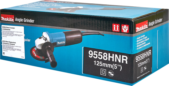 УШМ сетевая Makita 9558HNR, 840 Вт, 125 мм