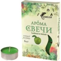 Ароматизированные чайные свечи EUROHOUSE Яблоко