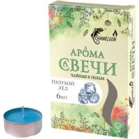 Ароматизированные чайные свечи EUROHOUSE Голубой лед