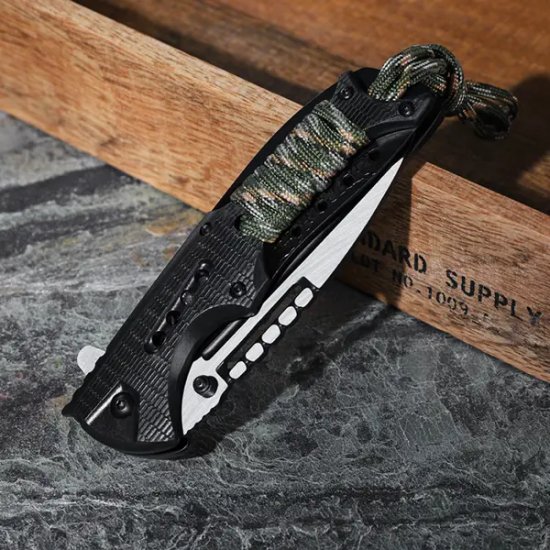 Нож складной полуавтоматический Rexant Hunter