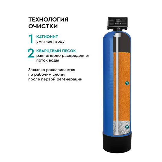 Фильтрующая засыпка ионообменная смола Барьер Софтмикс 12.5 л