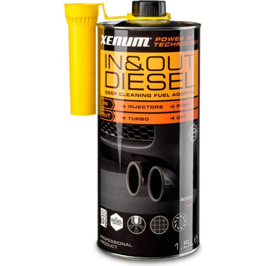 Присадка в дизельное топливо для очистки топливной системы XENUM In & Out Diesel