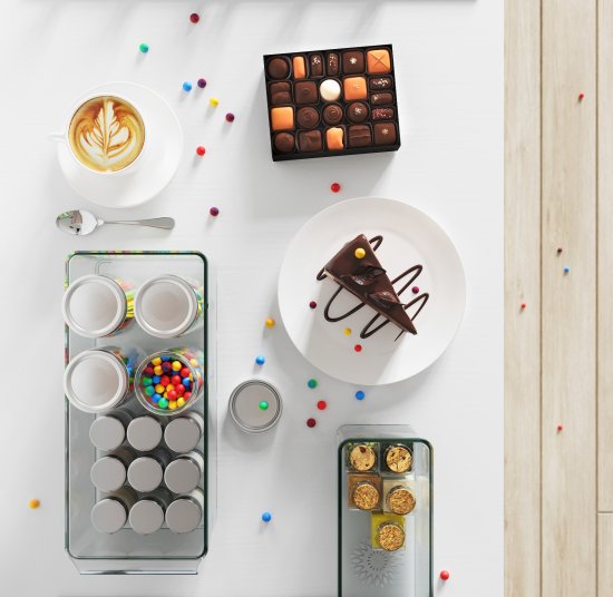 Органайзер Berossi 14.3x10.2x32.9 см 3.7 л полиэтилен без крышки цвет прозрачный