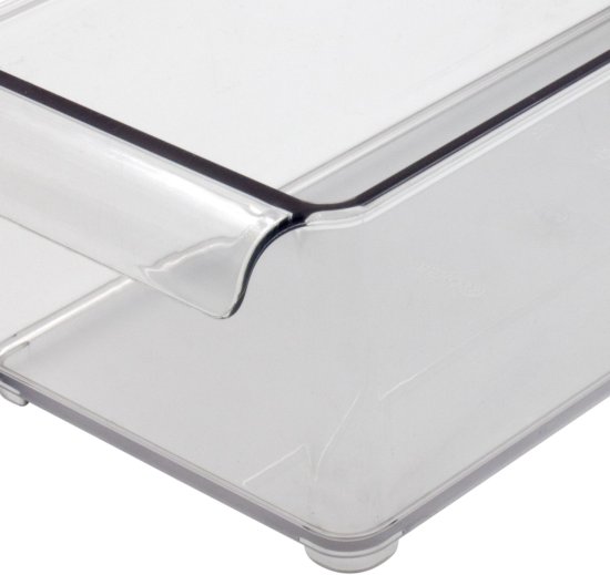 Органайзер Berossi 14.3x10.2x32.9 см 3.7 л полиэтилен без крышки цвет прозрачный