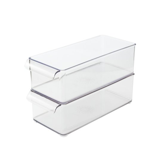 Органайзер Berossi 14.3x10.2x32.9 см 3.7 л полиэтилен без крышки цвет прозрачный