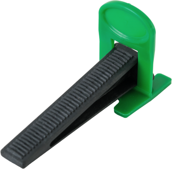 Комплект зажимы и клинья для выравнивания плитки Dexter 1.5 мм 50/50 шт.