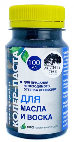 Колер-паста Mighty Oak К-82 0.1 л цвет графит