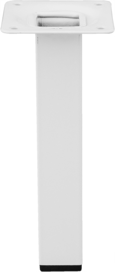 Ножка для мебели квадратная 25x25 мм высота 150 мм белая