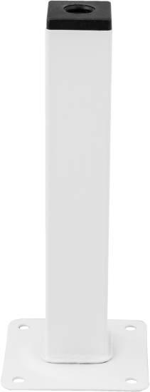 Ножка для мебели квадратная 25x25 мм высота 150 мм белая