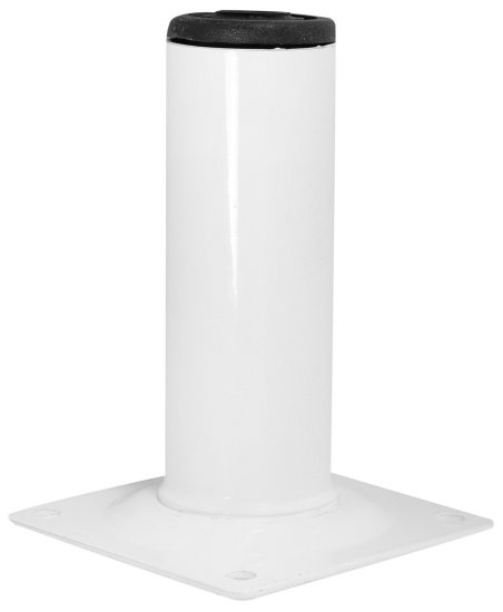 Ножка для мебели круглая ⌀30 мм высота 100 мм белая