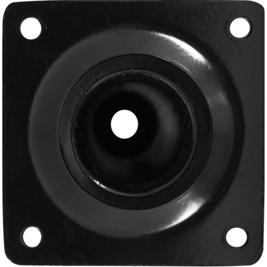 Ножка для мебели круглая ⌀30 мм высота 400 мм черная