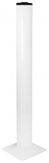 Ножка для мебели круглая ⌀30 мм высота 300 мм белый