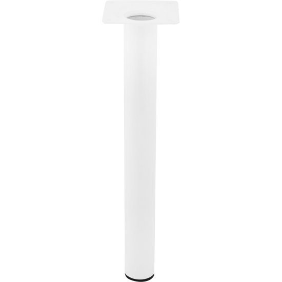 Ножка для мебели круглая ⌀30 мм высота 300 мм белый