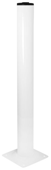 Ножка для мебели круглая ⌀30 мм высота 300 мм белый