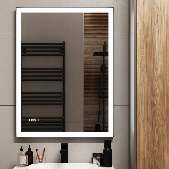 Зеркало для ванной Omega Glass Нант SD71 с подсветкой 60x80 см прямоугольное