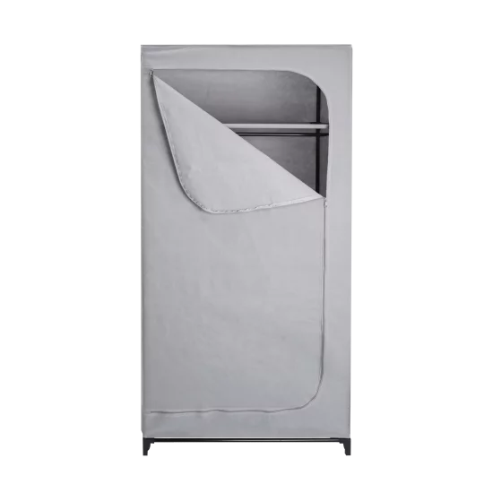 Шкаф-чехол для одежды Spaceo 75x160x45 см сталь/нетканый материал цвет светло-серый
