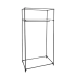 Шкаф-чехол для одежды Spaceo 75x160x45 см сталь/нетканый материал цвет светло-серый