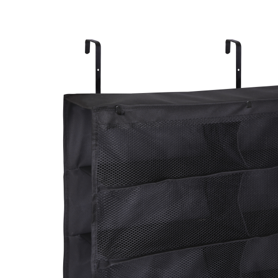 Органайзер для обуви подвесной Spaceo 59x160x15.2 см полиэстер цвет чёрный