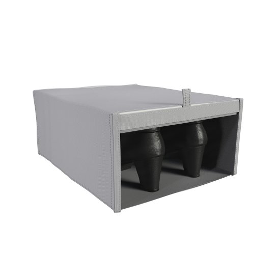 Коробка для обуви Spaceo 28x15x35 см полипропилен цвет гранит