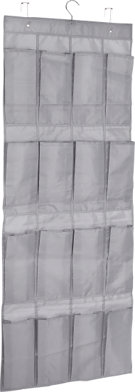 Органайзер для обуви подвесной Spaceo 51x140x15.4 см полиэстер цвет серый