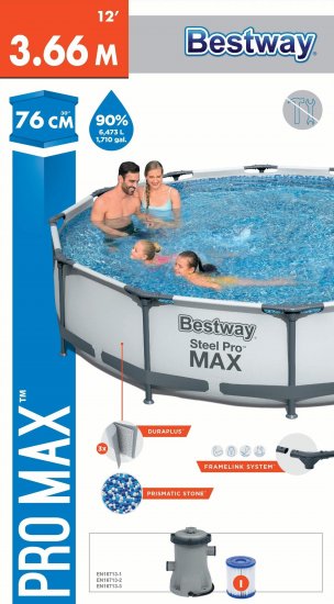 Бассейн каркасный Bestway 56416 BW 366x76 см