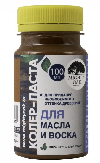 Колер-паста Mighty Oak К-72 цвет ольха 100 мл