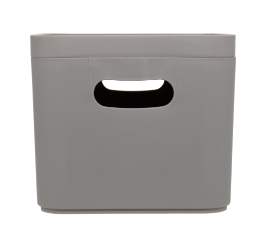 Органайзер для хранения Berossi 16x13x23 см 2.4 л пластик цвет серый