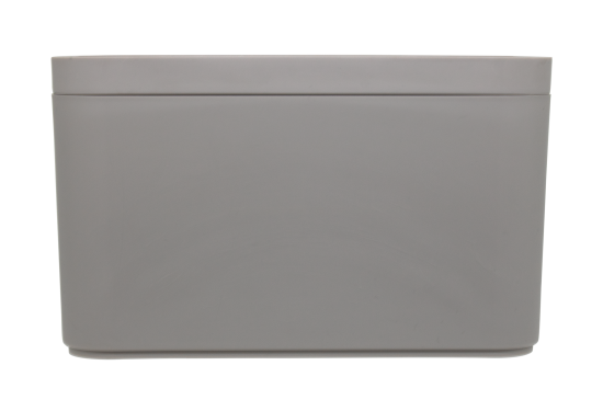 Органайзер для хранения Berossi 16x13x23 см 2.4 л пластик цвет серый