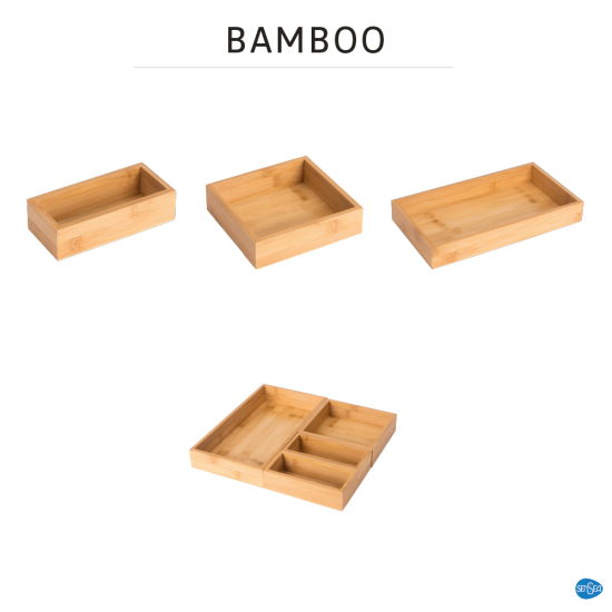 Короб прямоугольный Sensea Bamboo 7.3x4.5x15.9 см
