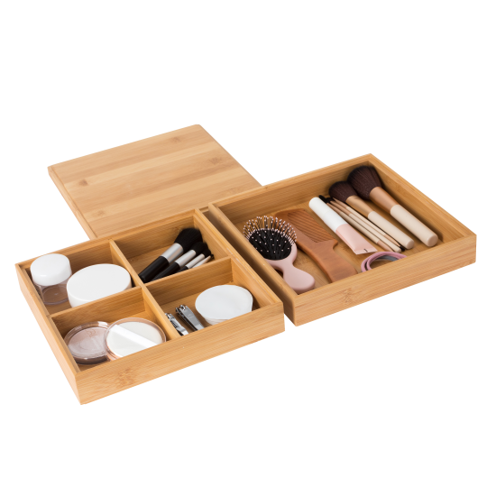 Коробка квадратная Sensea Bamboo 23x10x23 см