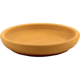 Поддон для горшка Ø19 см, глина, цвет коричневый