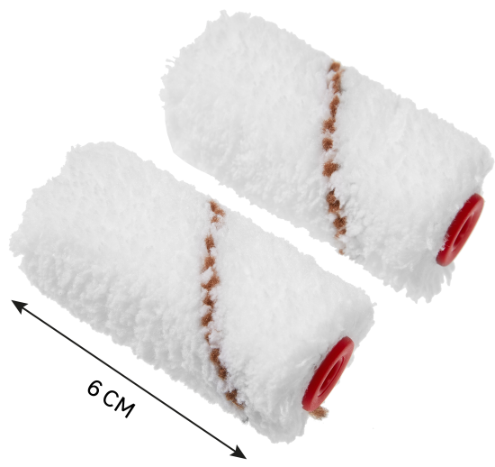 Мини-валик сменный для алкидных красок Dexter 60 мм 2 шт