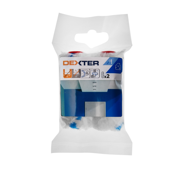 Мини-валик сменный для водных красок Dexter 60 мм