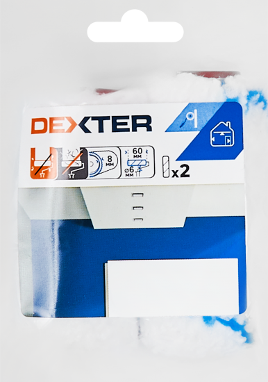 Мини-валик сменный для водных красок Dexter 60 мм