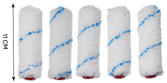 Валик сменный для водных красок Dexter 110 мм 5 шт