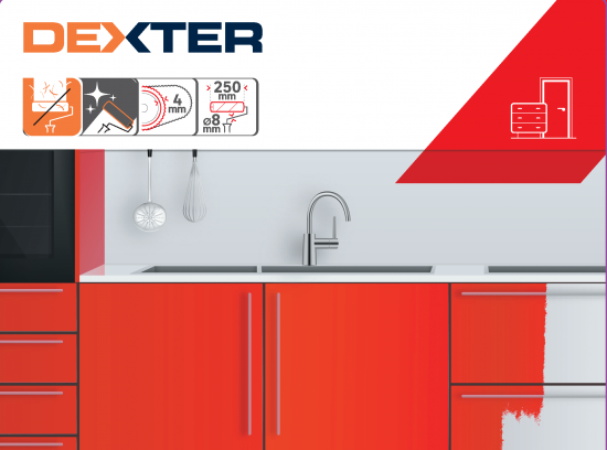 Валик сменный для лака Dexter 250 мм