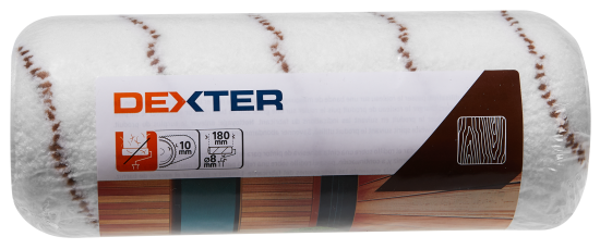 Валик сменный для алкидных красок Dexter 180 мм