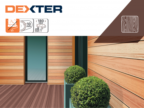 Валик сменный для алкидных красок Dexter 180 мм